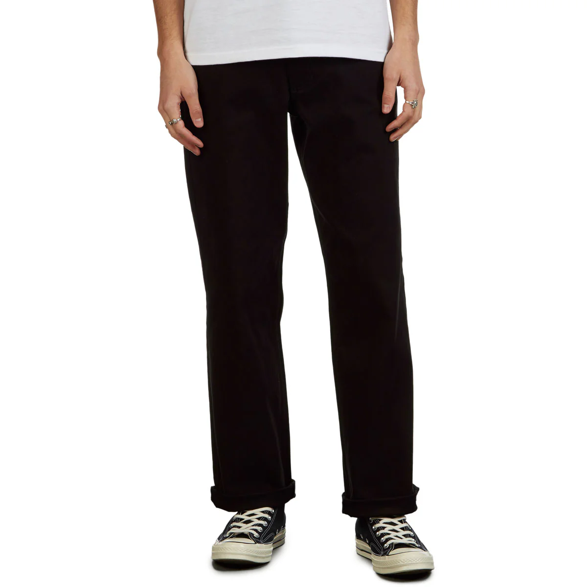 CCS Relaxed Stretch Chino Pants - Black - Image 4