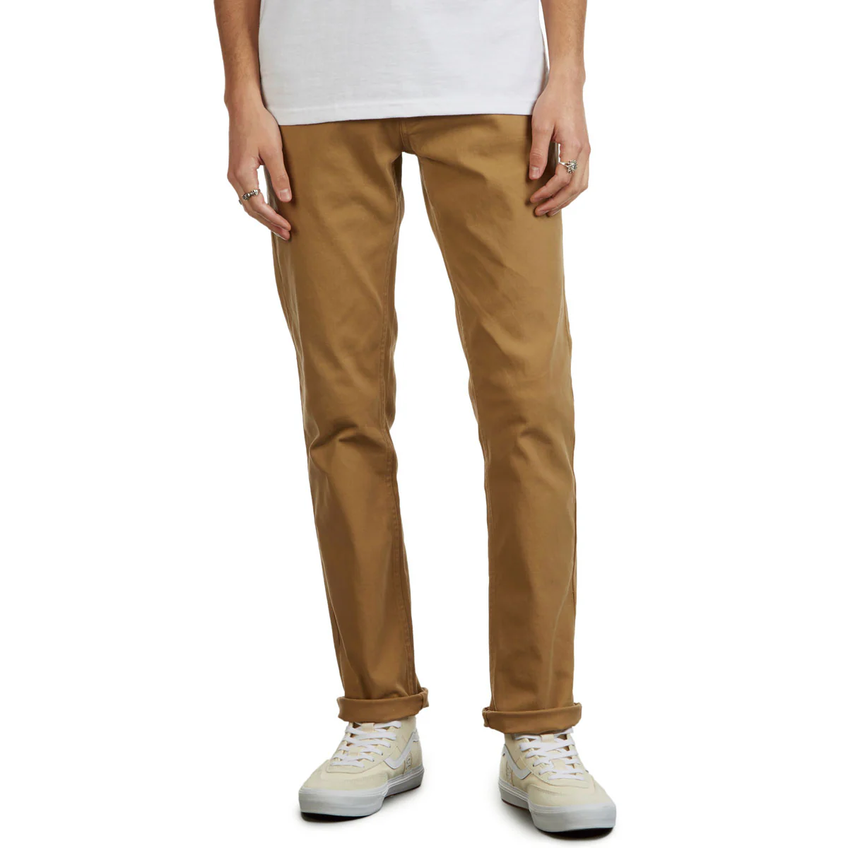 CCS Straight Stretch Chino Pants - Khaki - Image 4